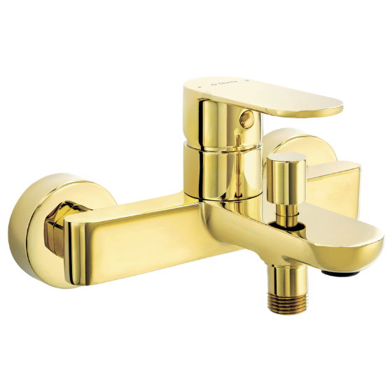 смеситель для ванны deante alpinia gold bga_z10m золото