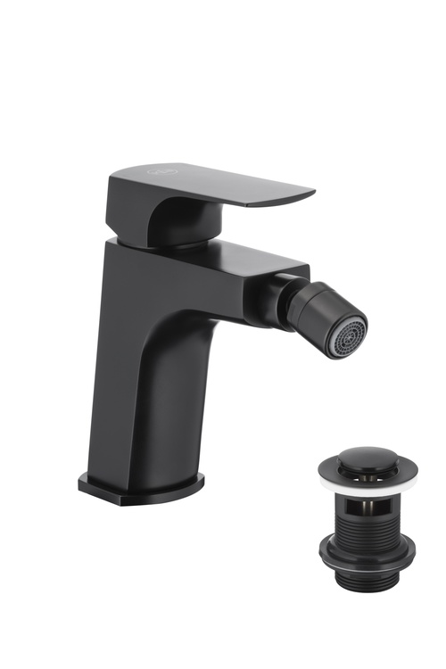 смеситель для биде armatura mokait black 5537-015-81 черный