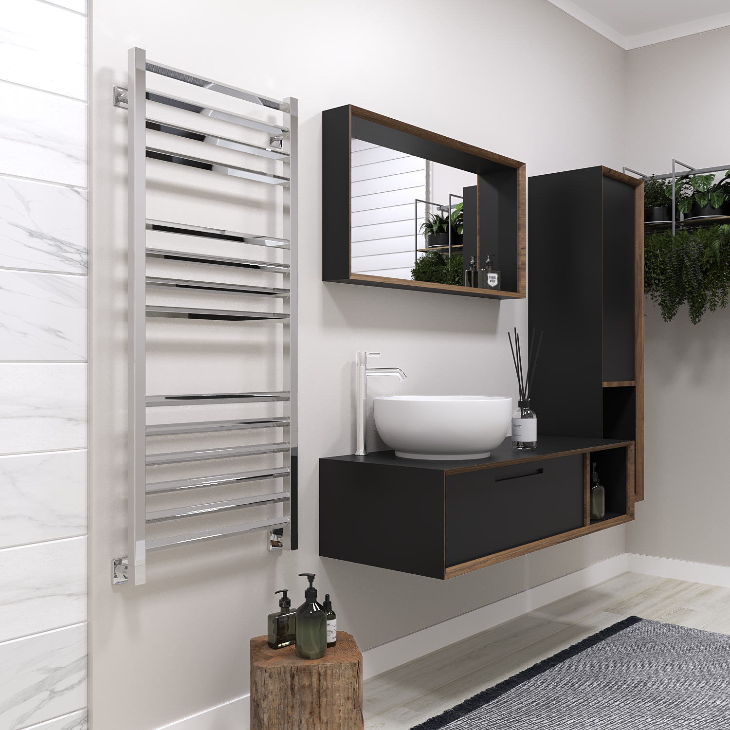 полотенцесушитель водяной stinox sorento luxe 50x120
