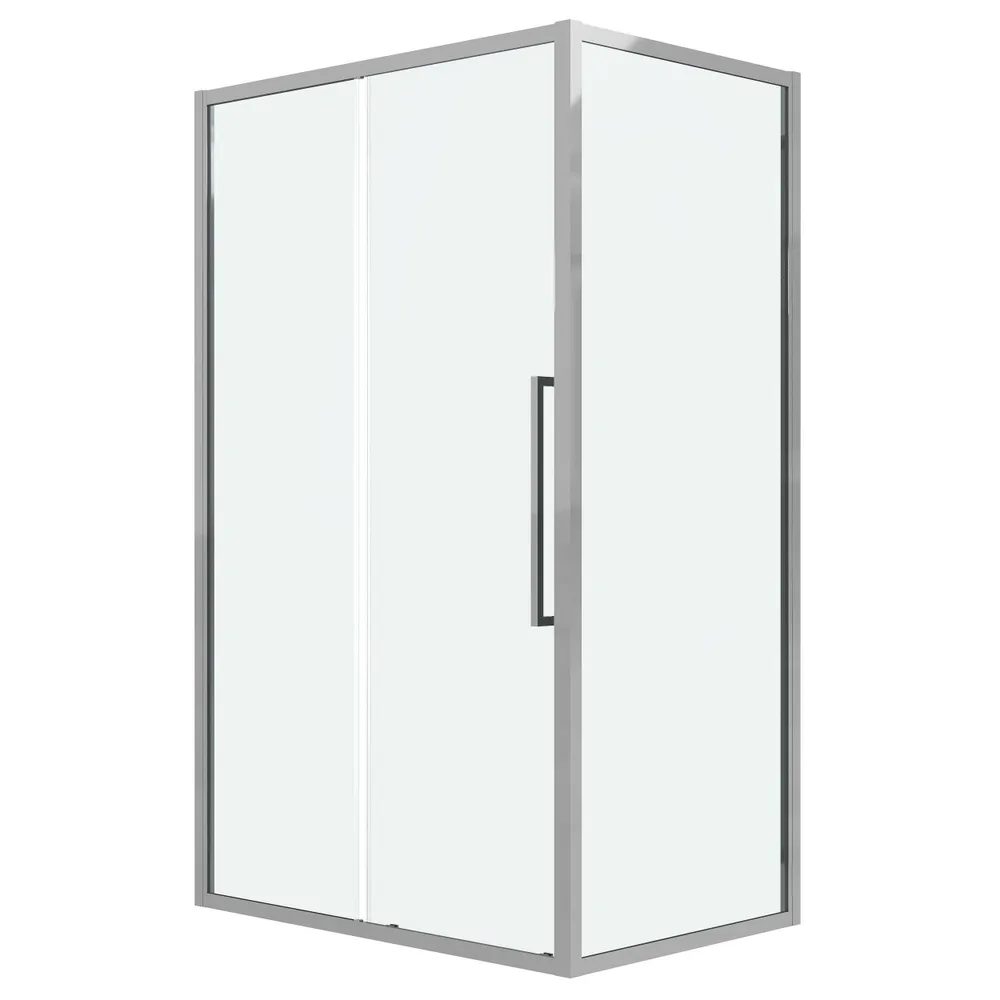 душевой уголок grossman cosmo 100x80 стекло прозрачное / профиль хром