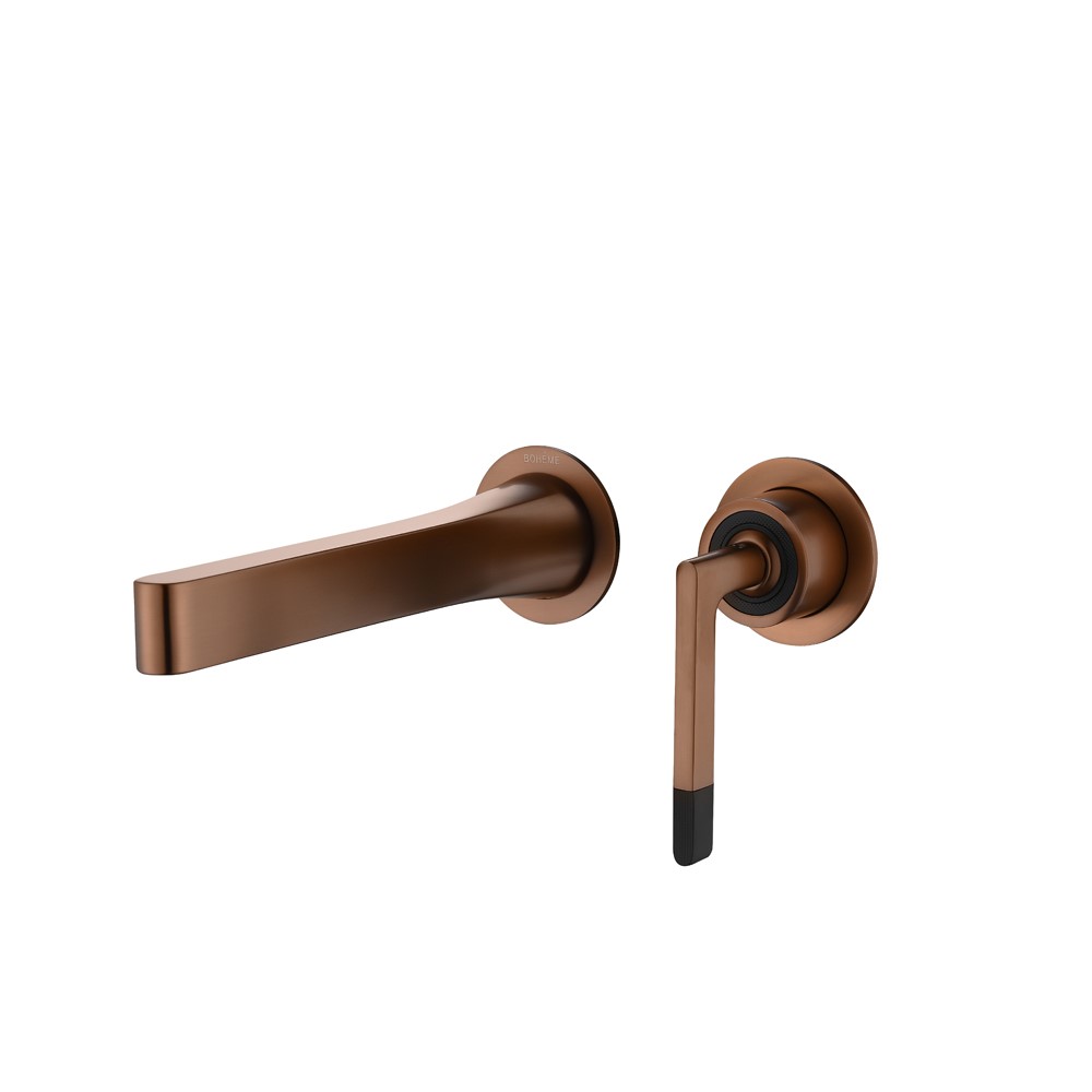 смеситель для умывальника boheme duo 165-g золото