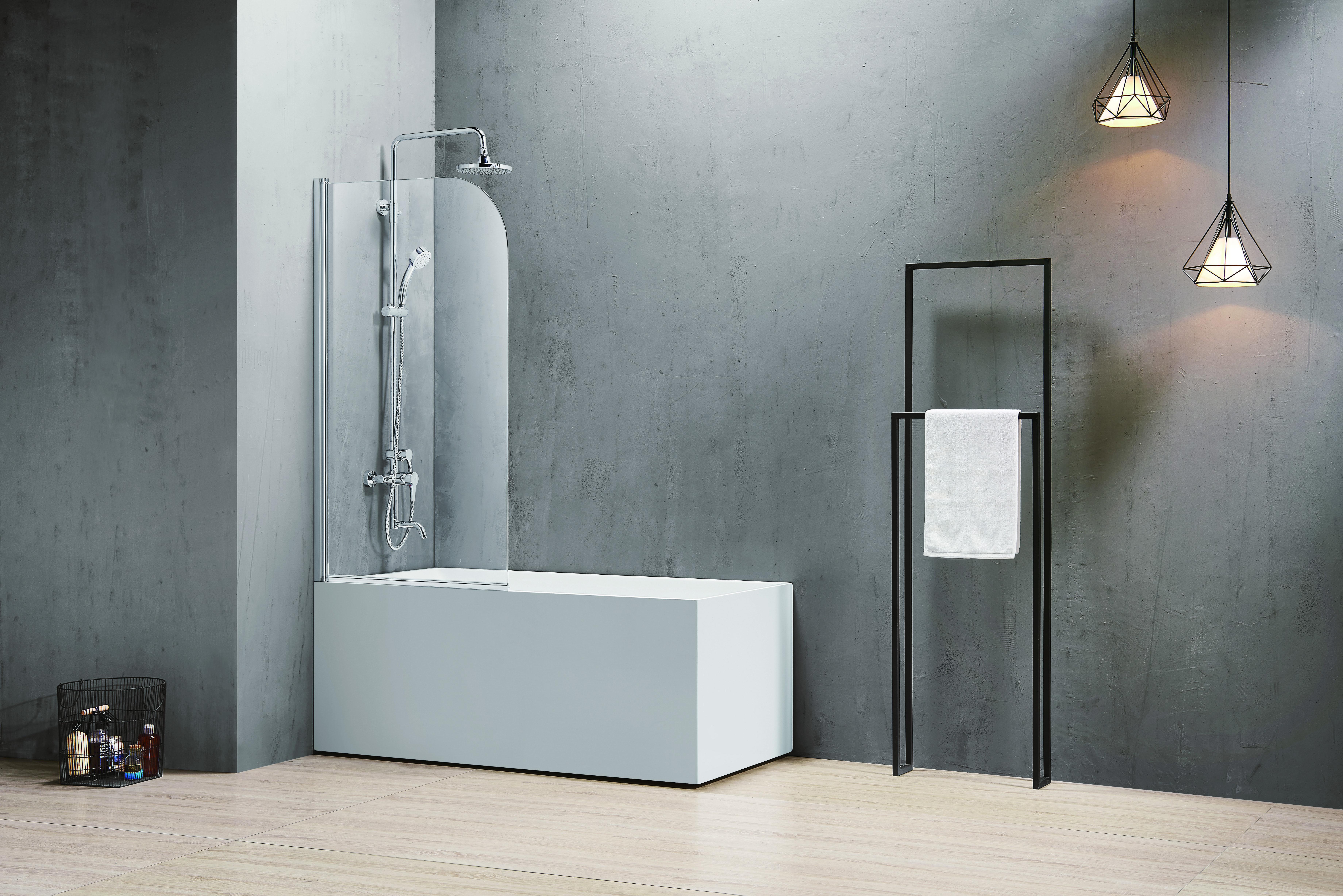 Душевой уголок Gutewetter Practic Square GK-422 90x90 (матовый хром/стекло бесцветное) фото 2 душевой уголок gutewetter practic square gk-422 90x90 (матовый хром/стекло бесцветное) фото 2