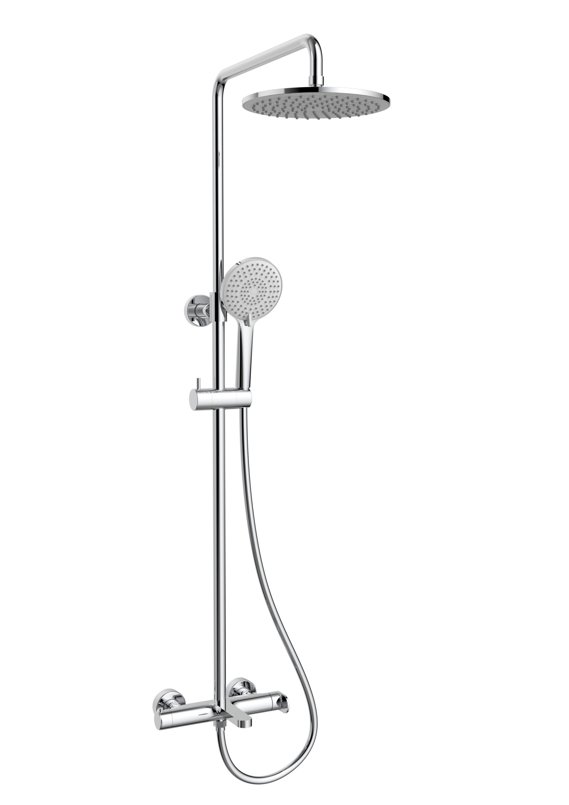 душевая стойка vincea rondo vsfs-1r1ch хром