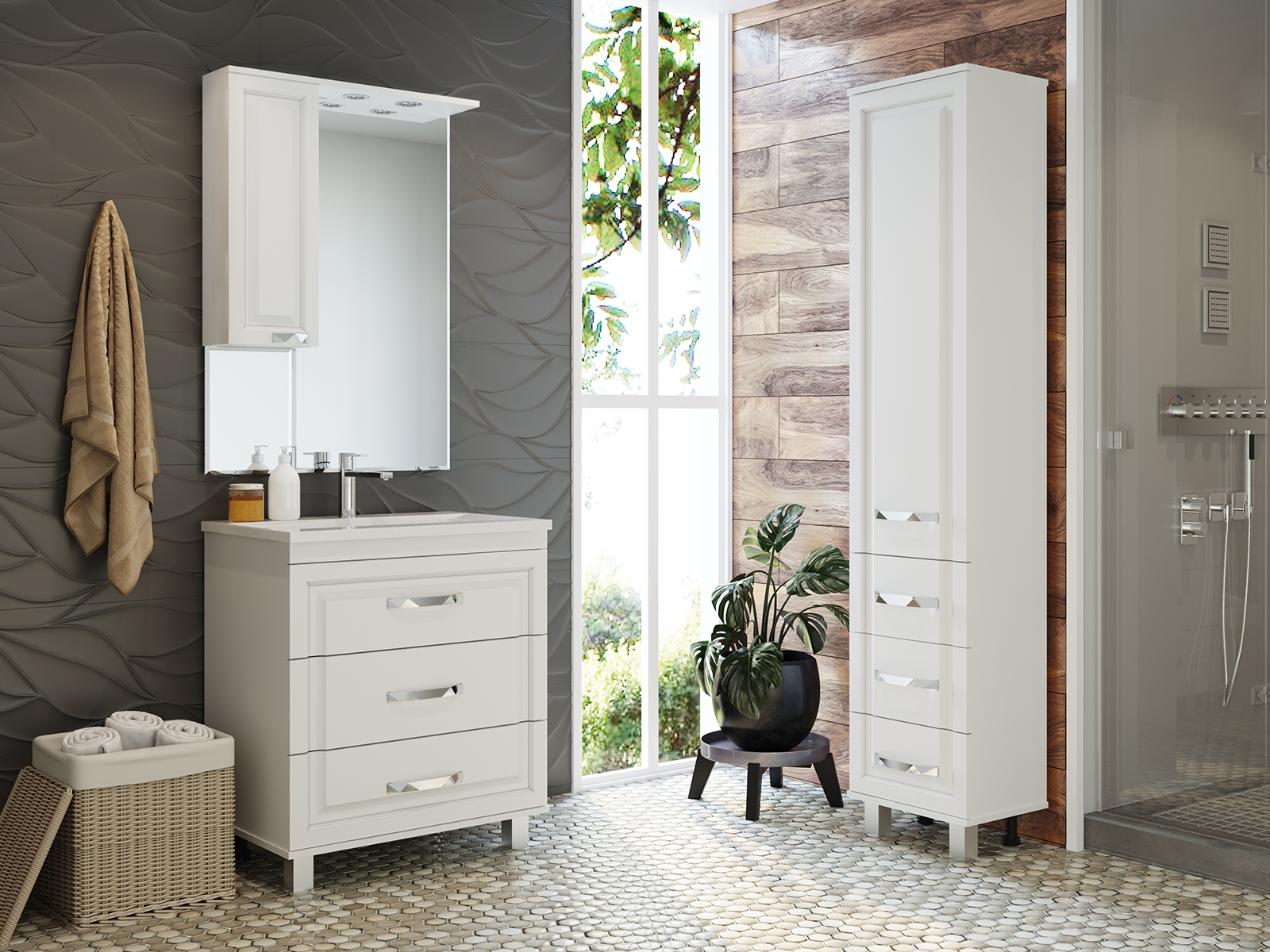Душевой уголок Radaway Walk-in Modo X II Black Frame 95 фото 8 душевой уголок radaway walk-in modo x ii black frame 95 фото 8