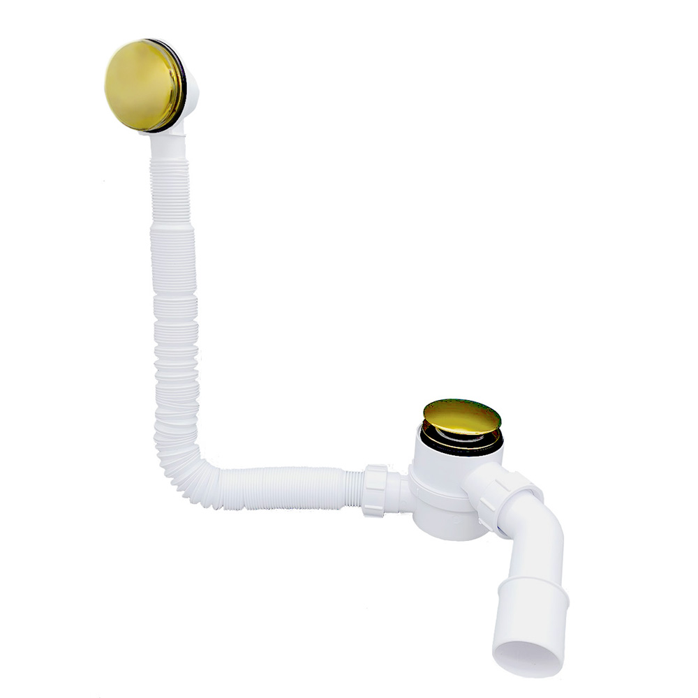 сифон для ванны клик-клак mcalpine hc2600cl-gold-pvd золотой