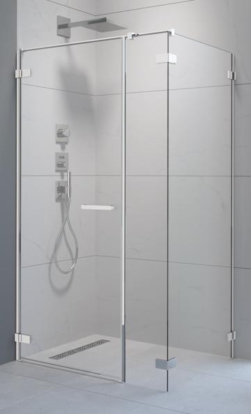 душевой уголок radaway arta kds i 100x75 прозрачное/хром