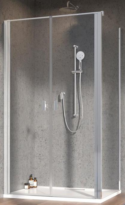 душевой уголок radaway nes dwd+s 90x100 стекло прозрачное