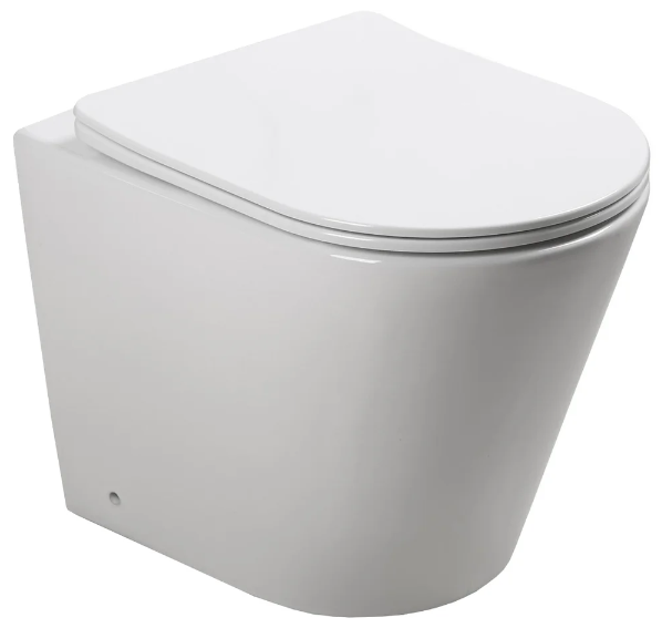 унитаз приставной santiline sl-5020 37,5x54,5 безободковый белый softclose
