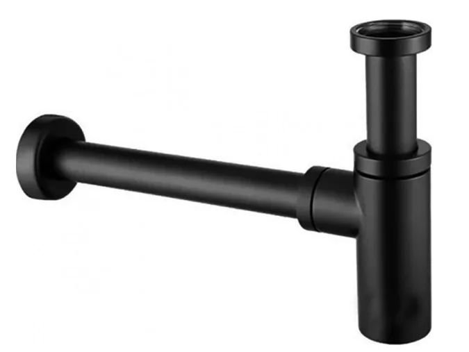 сифон для умывальника ceramalux c058b черный