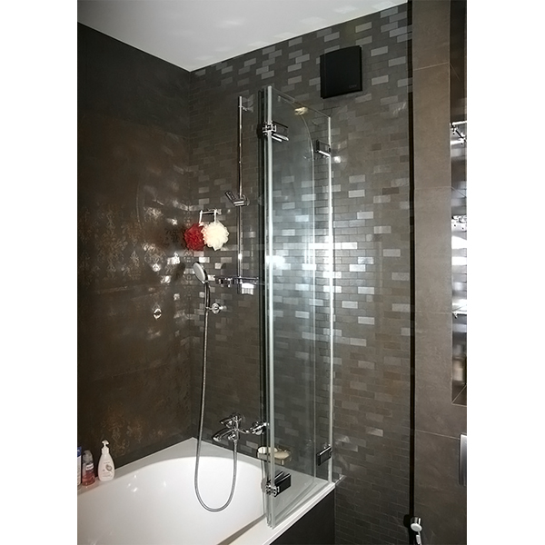 шторка на ванну gutewetter trend pearl gv-862b 90x160 (золото металлик)