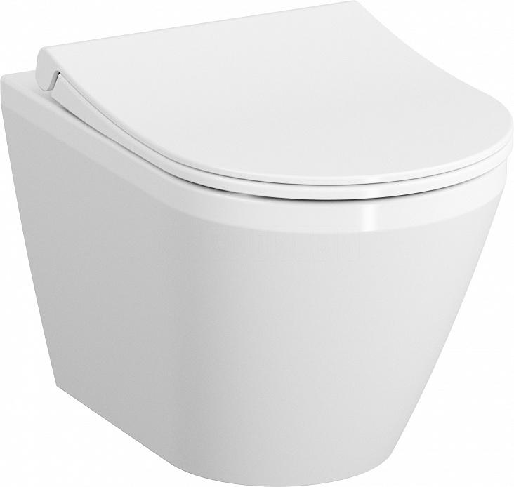 унитаз подвесной vitra integra rim-ex с сиденьем микролифт 7040b003-0075+110-003-019