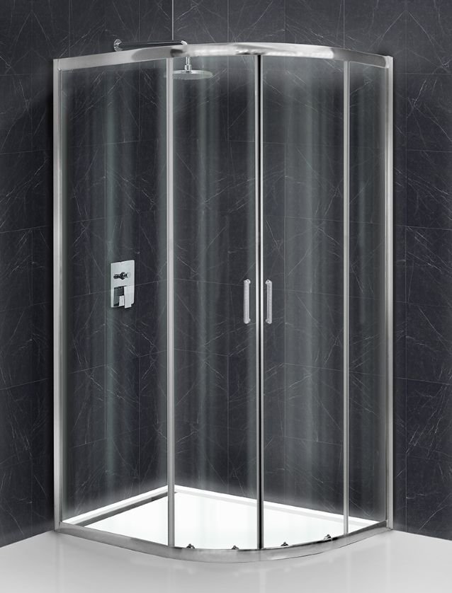 душевой уголок belbagno uno-195-rh-2-100/80-c-cr стекла прозрачные