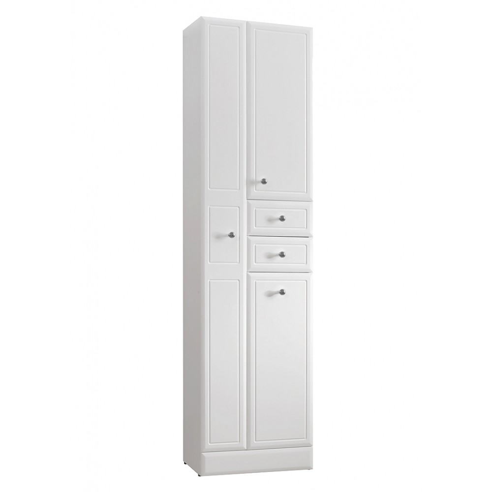 шкаф-пенал белюкс адажио п 50-02 к (1) белый