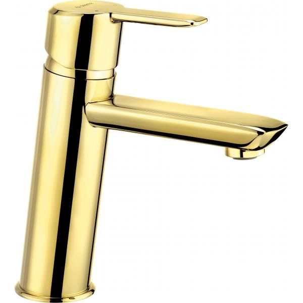 смеситель для умывальника deante arnika gold bqa z20m золото