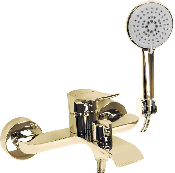 смеситель для ванны rea dart gold rea-b5652 золото