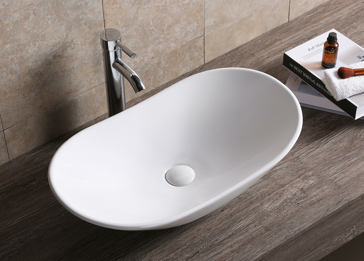 умывальник накладной cerutti spa cr7031b 64x36 белый
