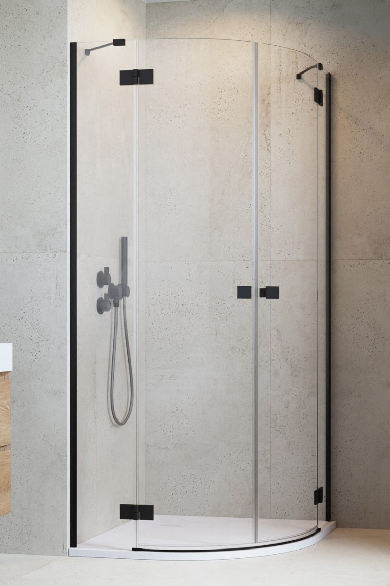 душевой уголок radaway essenza black pdd 90x90