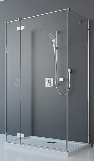 душевой уголок radaway essenza kdj+s 80x100 прозрачное/хром