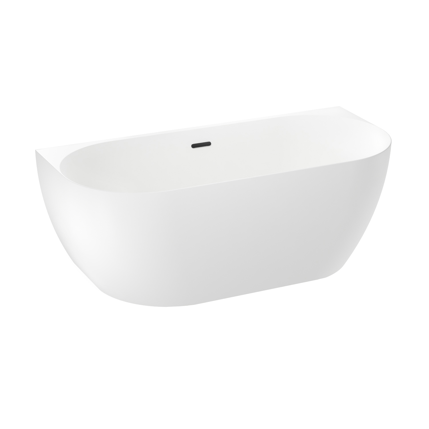 ванна акриловая wellsee belle spa 3.0 170x80 белый глянец (слив-перелив черный матовый)