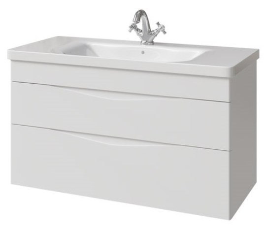 тумба подвесная caprigo lento 120 36216-sf027 белый матовый
