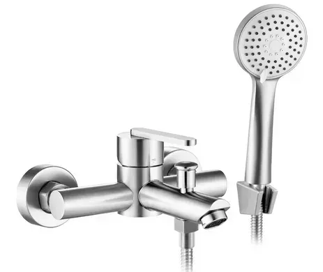 смеситель для ванны и душа rea ontario nikiel brushed rea-b5514 матовый никель