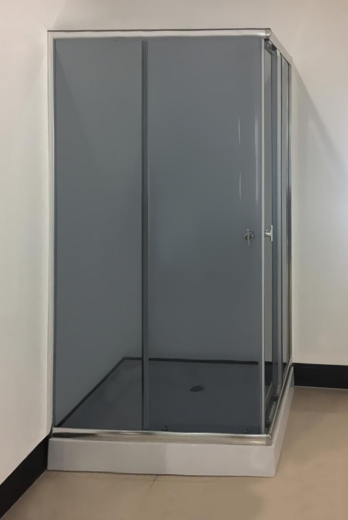душевой уголок coliseum sw-10070 100x70 стекла тонированные, профиль хром