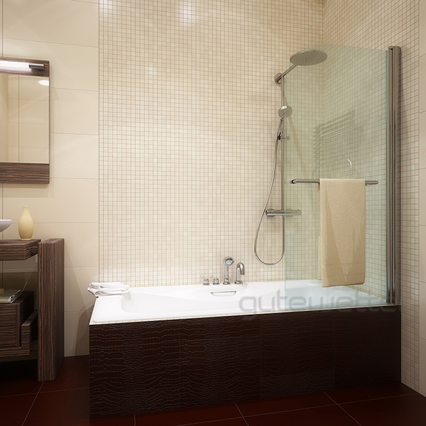 шторка на ванну gutewetter lux pearl gv-601 70x150 (хром)