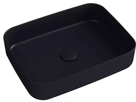 умывальник накладной isvea infinity 50x36 антрацит матовый