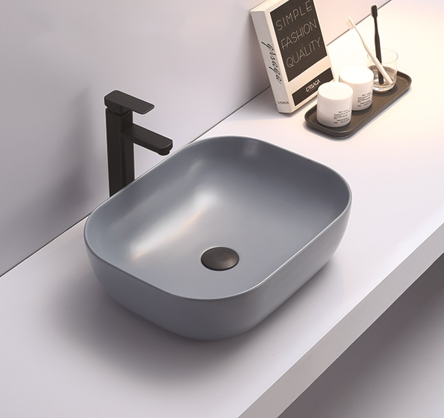 умывальник ceramalux  78104mhl-4 50,5x40,5 голубой