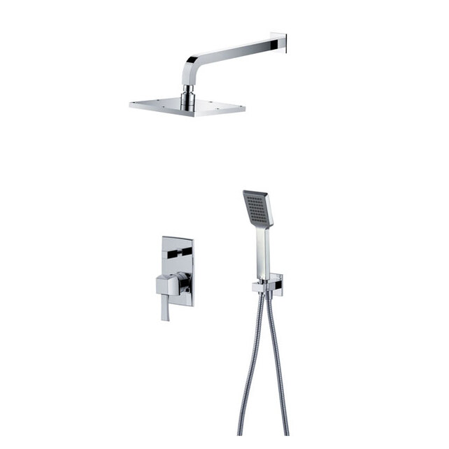душевая система скрытого монтажа caprigo diamante 50-215-crm хром