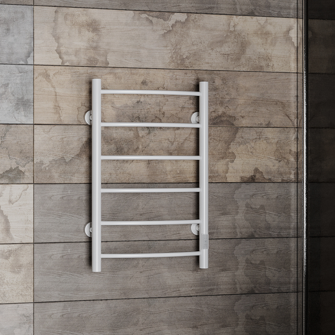 полотенцесушитель электрический roxen santi 430x650 белый