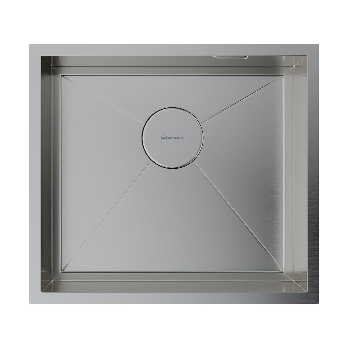 кухонная мойка omoikiri kasen 49-16-int-in 4997053 49x44 нержавеющая сталь