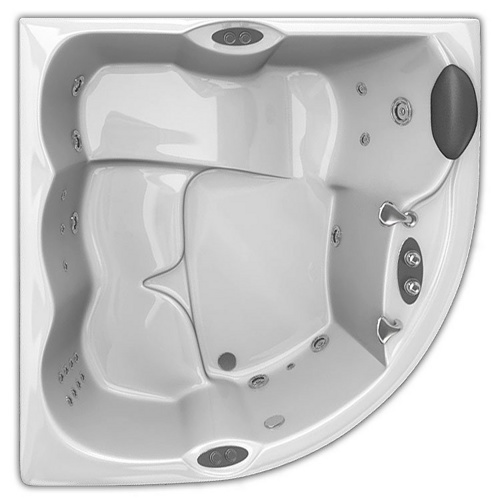 ванна гидромассажная jacuzzi  muse top dx 9f43-799a 180x100 (правая)