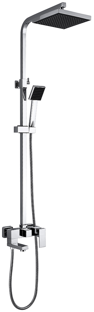 душевая стойка abber daheim af8216 хром