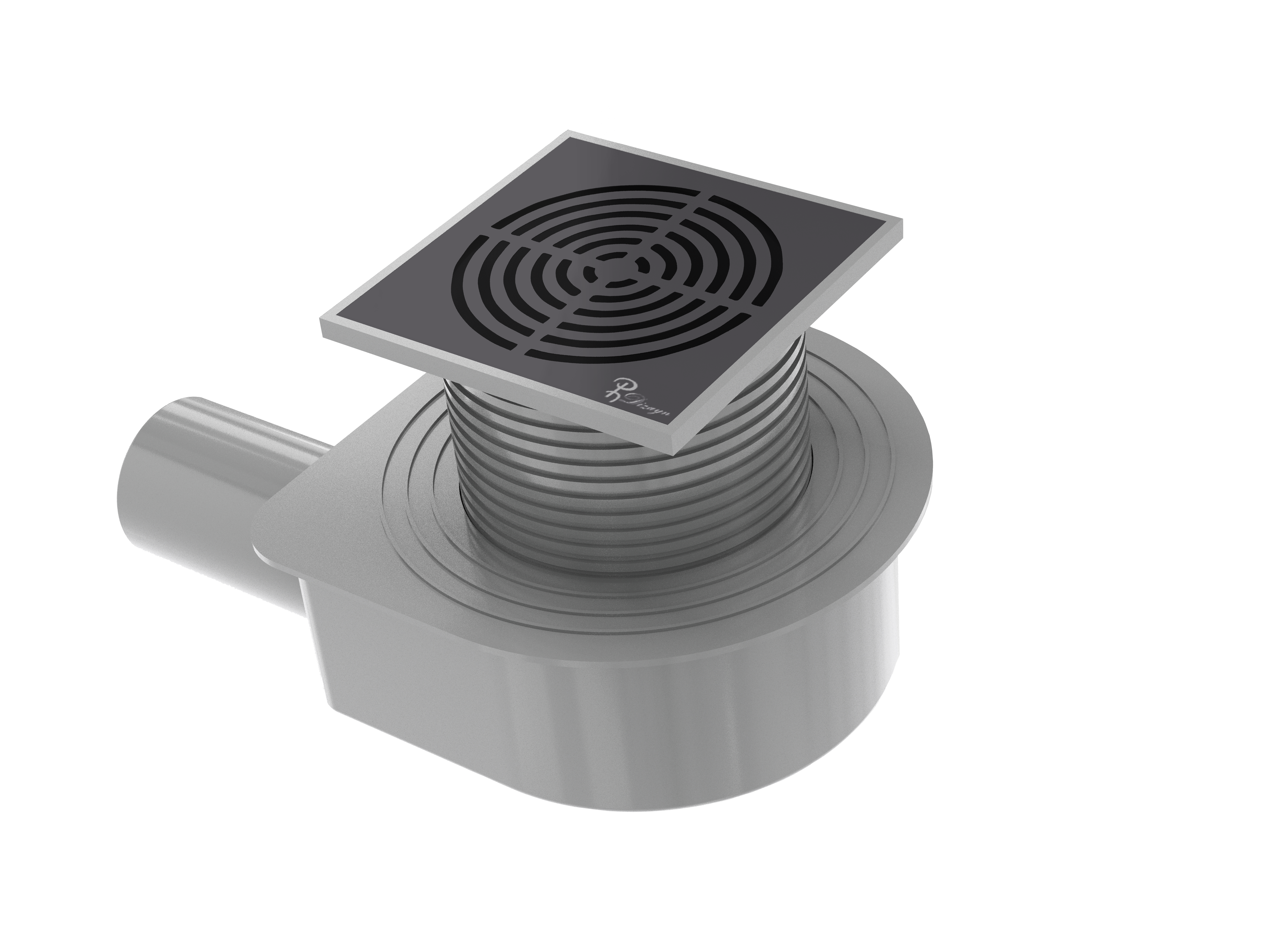 душевой трап boheme smart design 984-15-b матовый черный