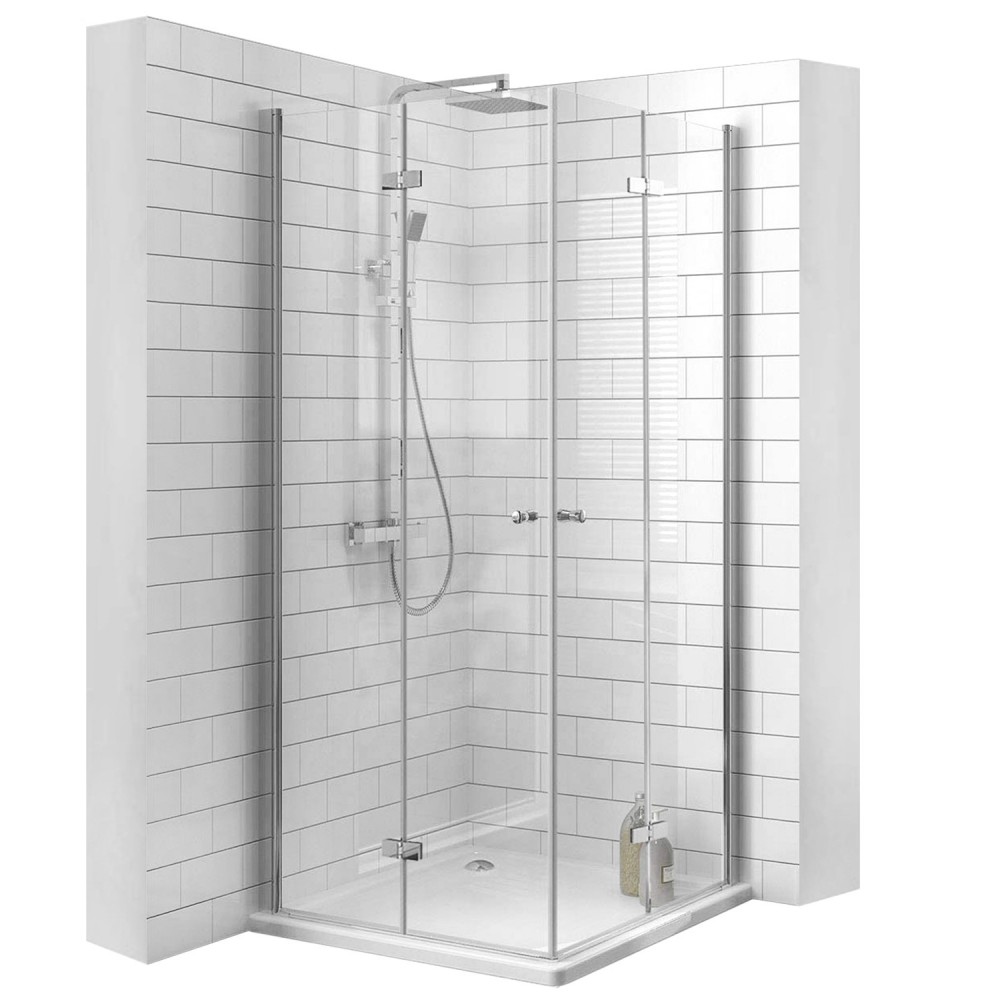 душевой уголок calani orion chrom 90x90 прозрачные/хром