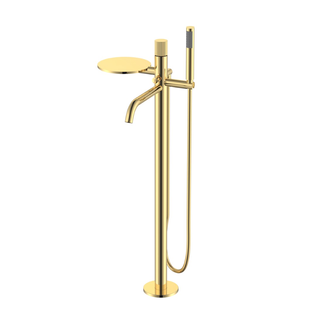 смеситель для ванны boheme stick linea gold золото