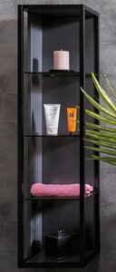 шкаф-пенал подвесной armadi art loft 30 см антрацит