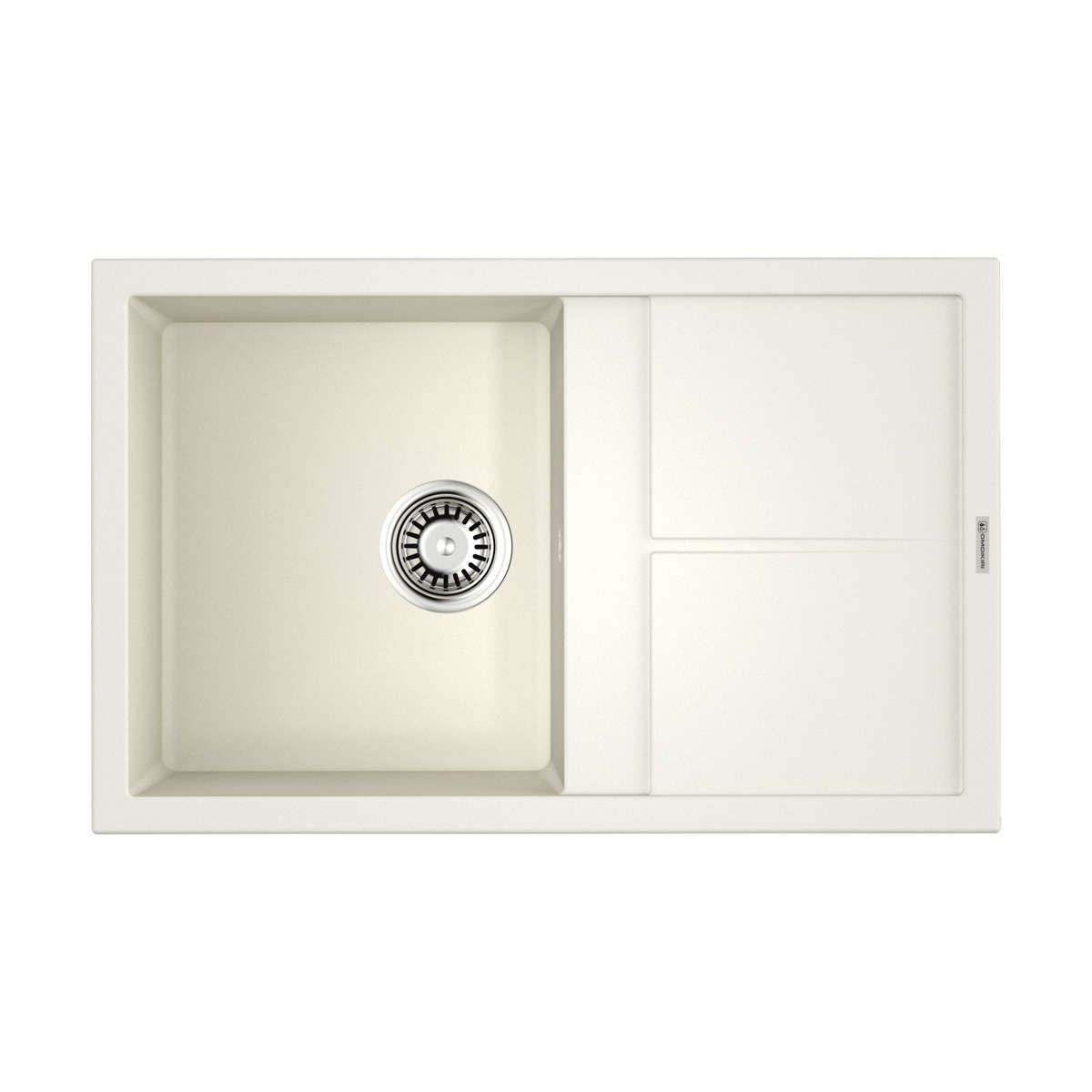 кухонная мойка omoikiri sumi 79-wh 4993665 79x50 белый