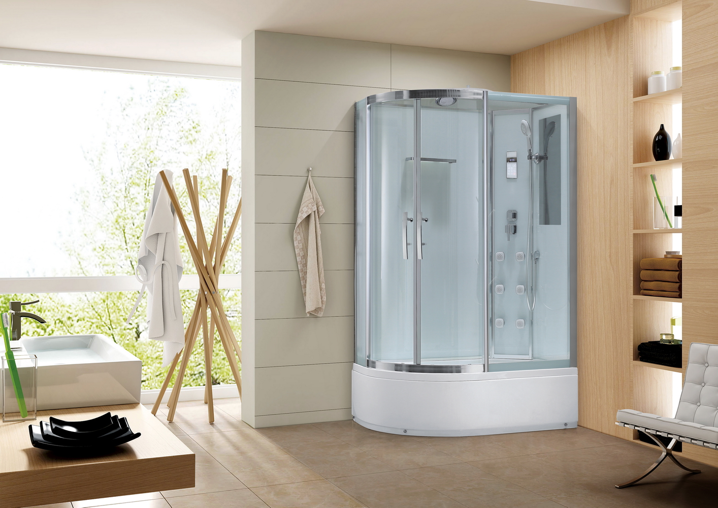 Душевой уголок Gutewetter Shape Round GK-864A 90x90 (хром/стекло матовое) фото 71 душевой уголок gutewetter shape round gk-864a 90x90 (хром/стекло матовое) фото 71