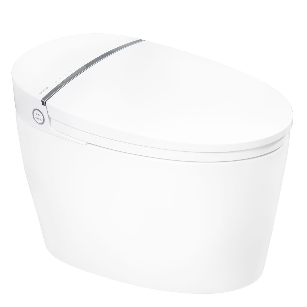 умный унитаз-биде приставной brunnen wal bw-2502 auto open/close 41,8x67 крышка микролифт