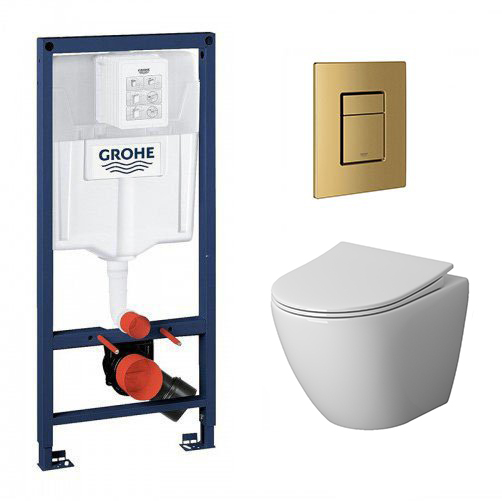 комплект инсталляции grohe rapid sl 38772001 с клавишей смыва 38732gn0 и унитазом niagara ng-9301