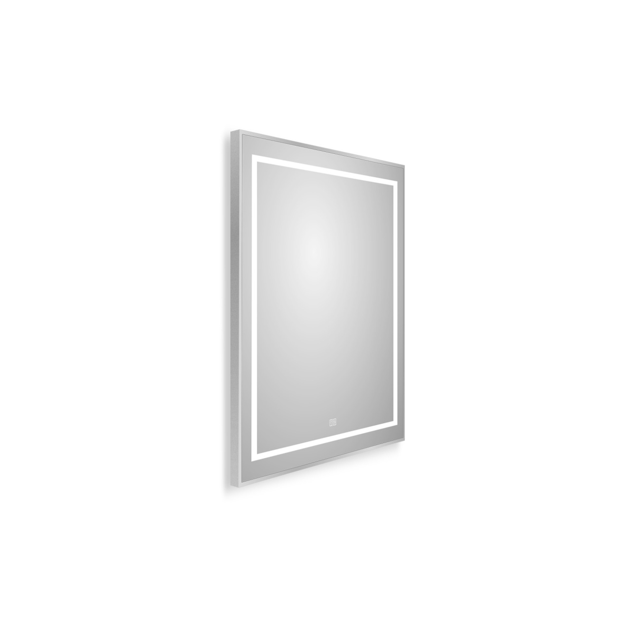 зеркало belbagno spc-kraft-600-800-led-tch-warm с подсветкой и антизапотеванием, сатин