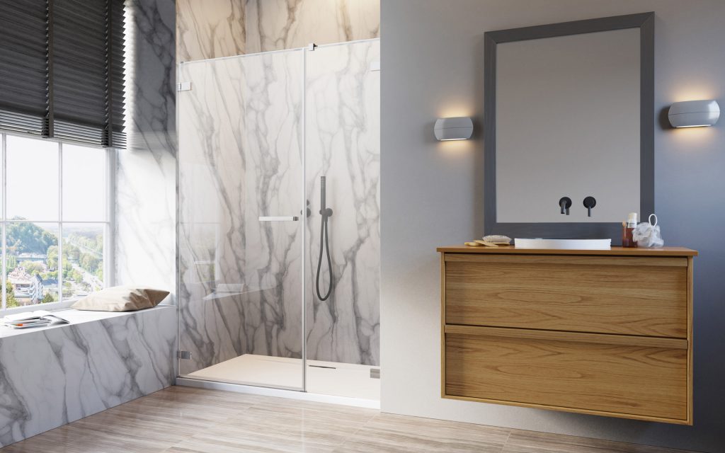 Душевой уголок Gutewetter Practic Square GK-433 120x120 (матовый хром/полистирол lines) фото 9 душевой уголок gutewetter practic square gk-433 120x120 (матовый хром/полистирол lines) фото 9