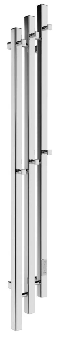 полотенцесушитель электрический маргроид inaro 3 cascade снш профильный 120x6x12 хром (таймер справа)