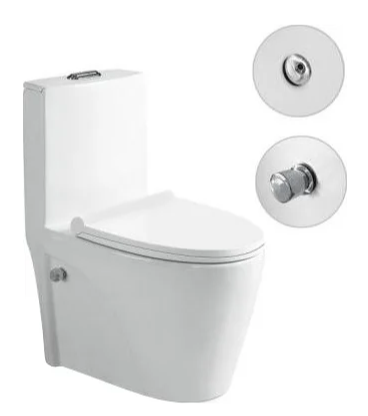 унитаз напольный santiline sl-5012sm-bd 40x68 белый softclose