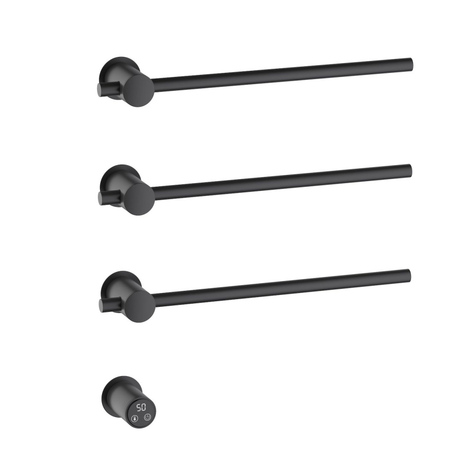 полотенцесушитель электрический timo saona 030/03sm black, встроенный, черный