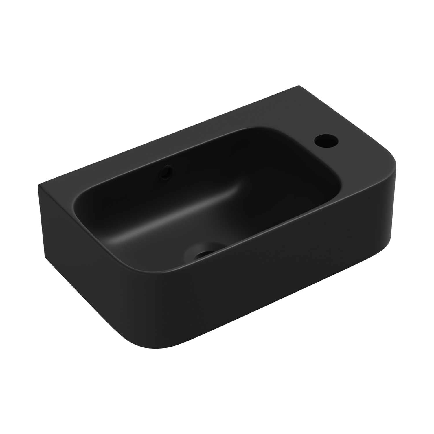 умывальник подвесной/накладной lavinia boho bathroom sink 33311062 45x27 черный матовый