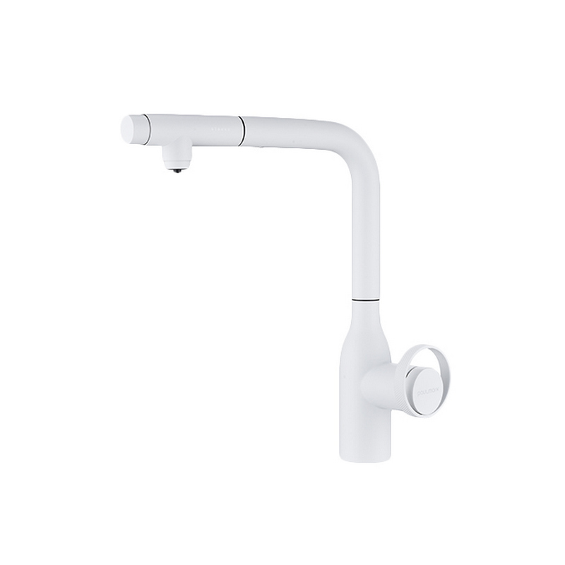смеситель для кухни paulmark urban ur213104-431 белый матовый