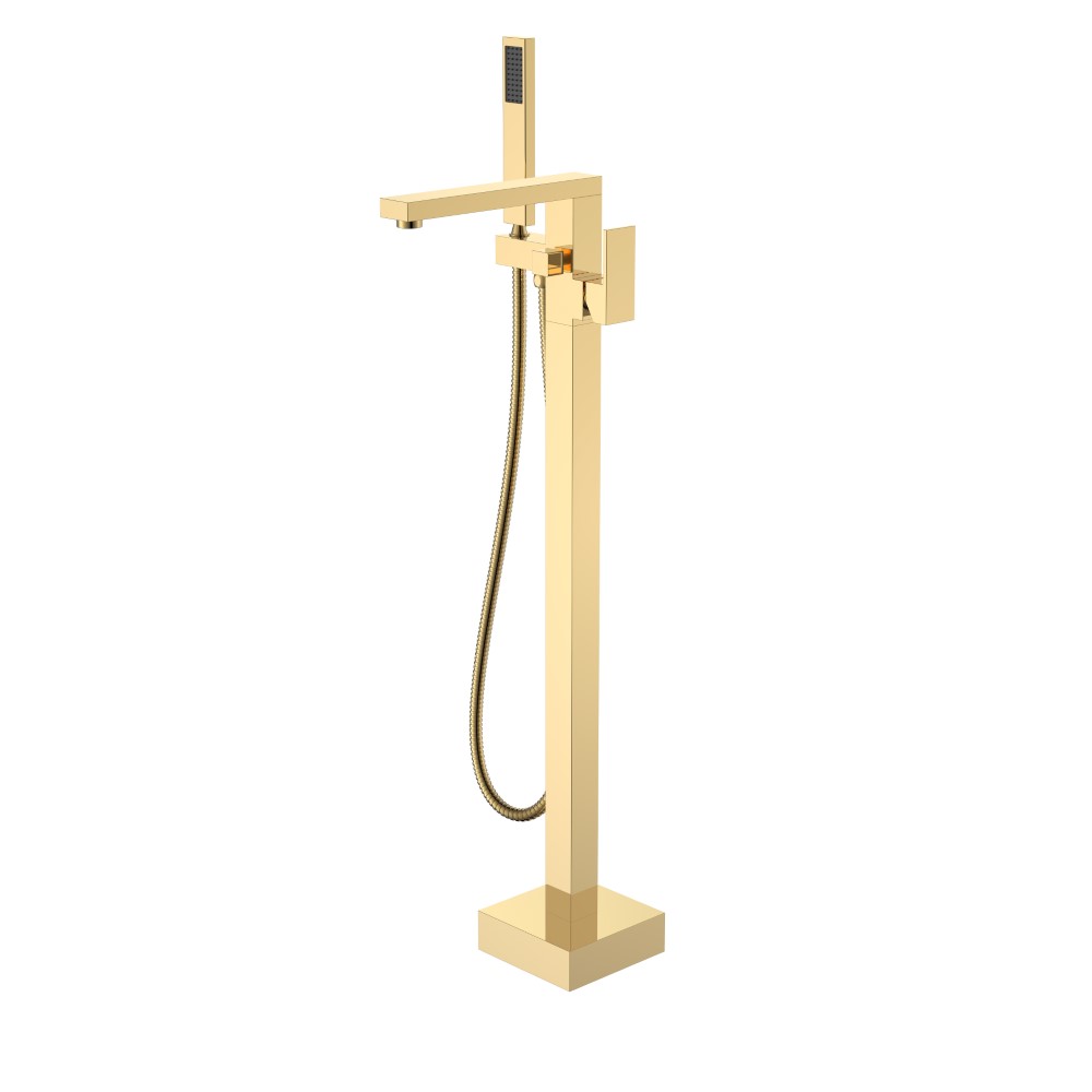 смеситель для ванны boheme qubic gold 479-g золото